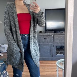 Abercrombie & Fitch gray cardigan size XS/S